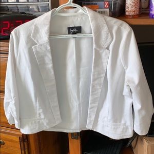 White quarter jacket